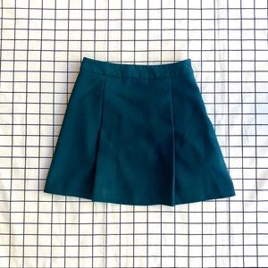 Y2K Dark Green Mini Skirt